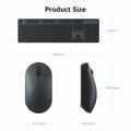 VMIDirect Wireless Mouse and Keyboard set showing product dimensions and sleek design
