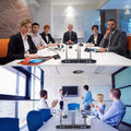 Gooseneck Microphone for meetings featuring a wireless UHF microphone for meetings