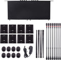 Gooseneck wireless UHF microphone for meetings with multiple receivers and accessories