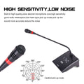 Gooseneck Microphone with high sensitivity, low noise, ideal as a wireless UHF microphone for meetings