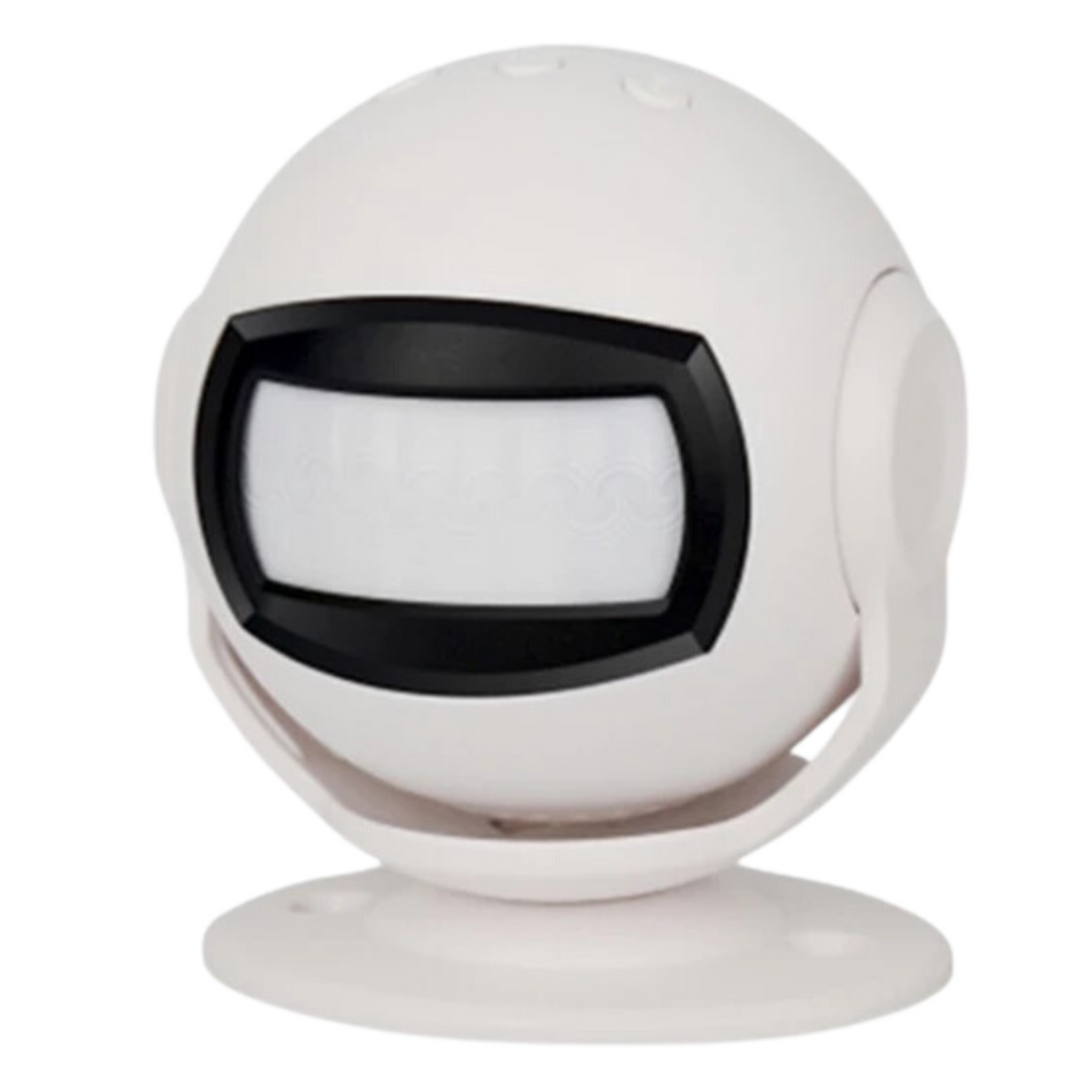 White motion sensor chime wireless welcome chime doorbell with adjustable swivel base