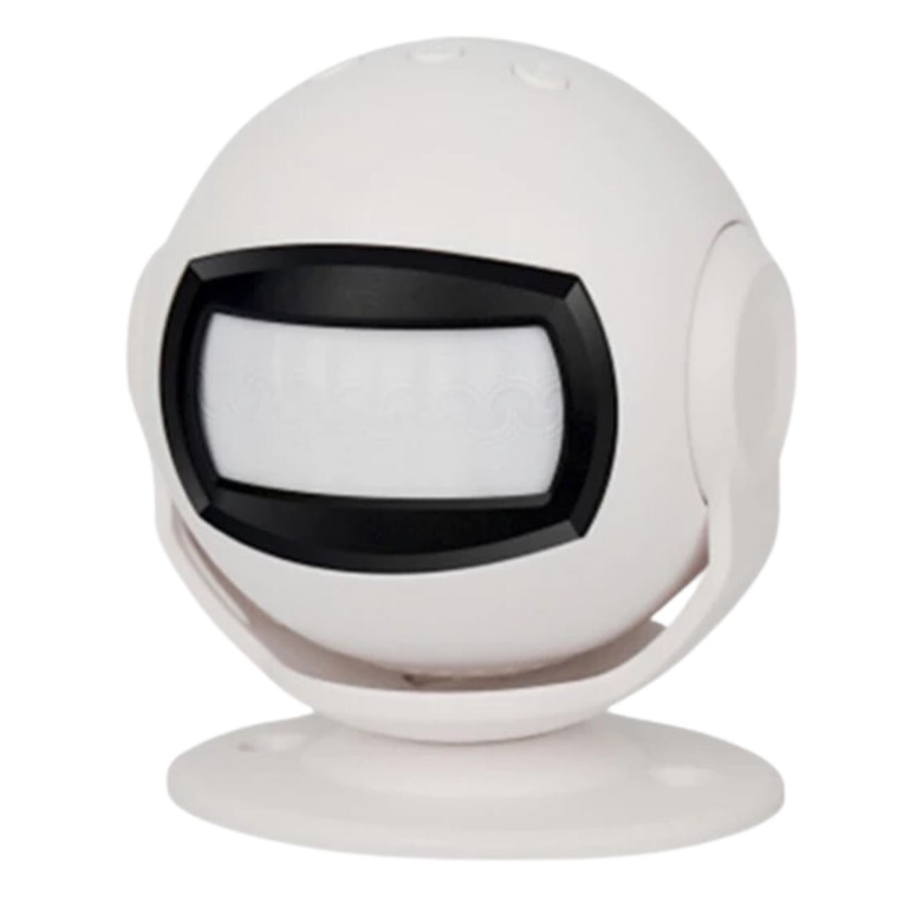 White motion sensor chime wireless welcome chime doorbell with adjustable swivel base