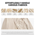 VMI Direct Portable Fabric Iron designed for various fabrics like silk, linen, and cotton.