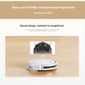 Xiaomi Robot Vacuum E5 featuring a nozzle design resistant to tangled hair for easy maintenance