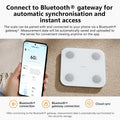 VMI Direct Smart Body Composition Scale with Bluetooth connection for automatic synchronization and instant access