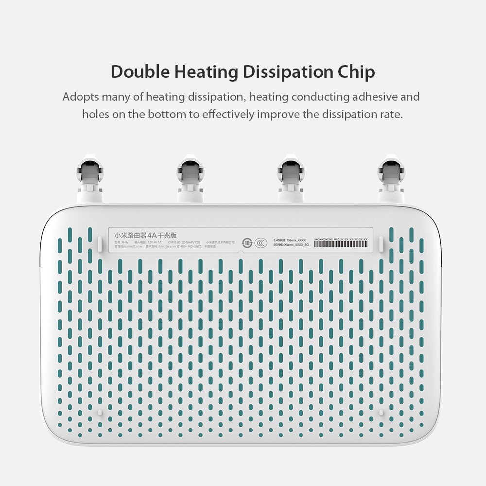WiFi Router with Double Heating Dissipation Chip for improved performance and reliability