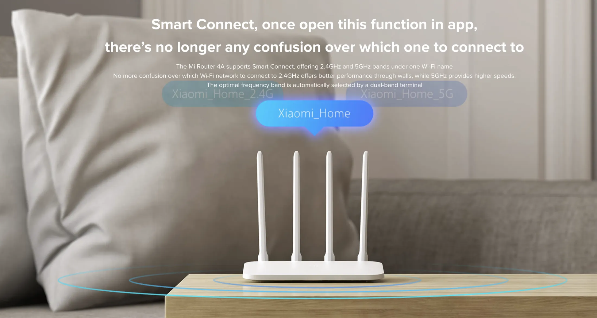 VMIDirect WiFi Router with Smart Connect and four antennas for reliable internet connectivity