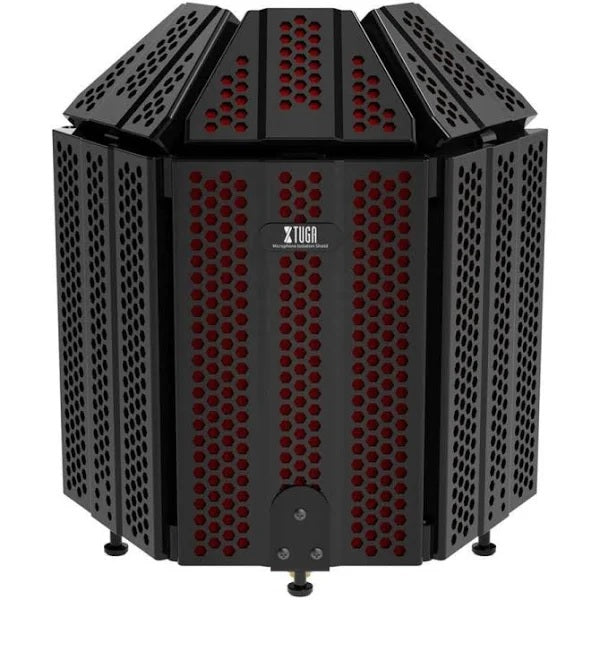XTUGA burner 3 door isolation shield for improved vocal recording and sound isolation