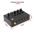 Compact VMIDirect DC 5V microphone guitar keyboard mixer with multiple input options and volume controls
