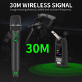 XTUGA handheld microphone with receiver offering a 30M wireless signal for stable audio performance