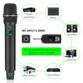 XTUGA handheld microphone with receiver featuring user-friendly controls and compatibility with various audio devices