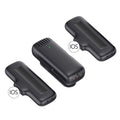 XTUGA J13 wireless microphone for iPhone and Android with dual transmitters for clear audio recording