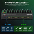 XTUGA MAX1200 mini sound mixer with multiple input options for versatile audio connections