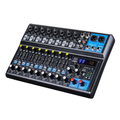 XTUGA MGA12 DJ mixer with 48v power, featuring multiple channels and a digital display for seamless audio mixing