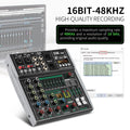 XTUGA OM4 sound mixing console with high-quality 16BIT-48KHZ recording for optimal audio performance