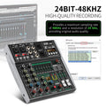 XTUGA OM4 sound mixing console with 24-bit and 48kHz recording for high-quality audio production