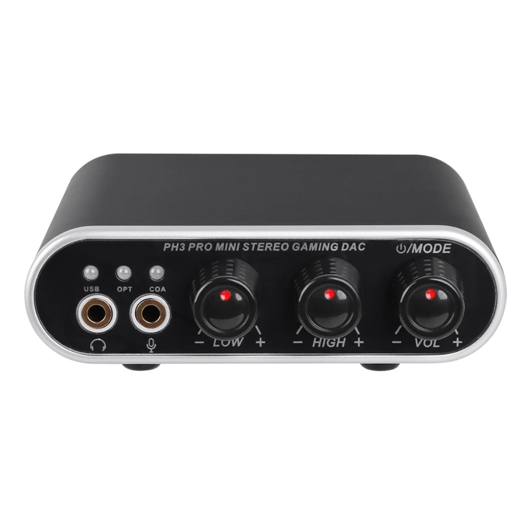 XTUGA PH-3 Audio Interface & Sound Card with adjustable volume and tone controls