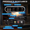 XTUGA PH-3 Audio Interface & Sound Card with headphone output, volume control, and various audio inputs
