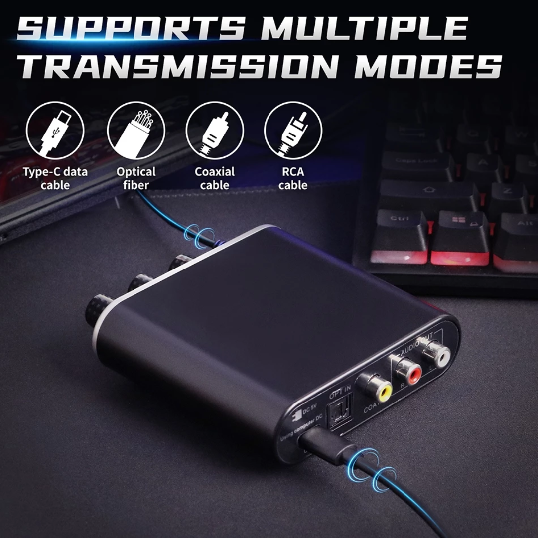 XTUGA PH-3 Audio Interface & Sound Card with multiple transmission modes for enhanced audio quality