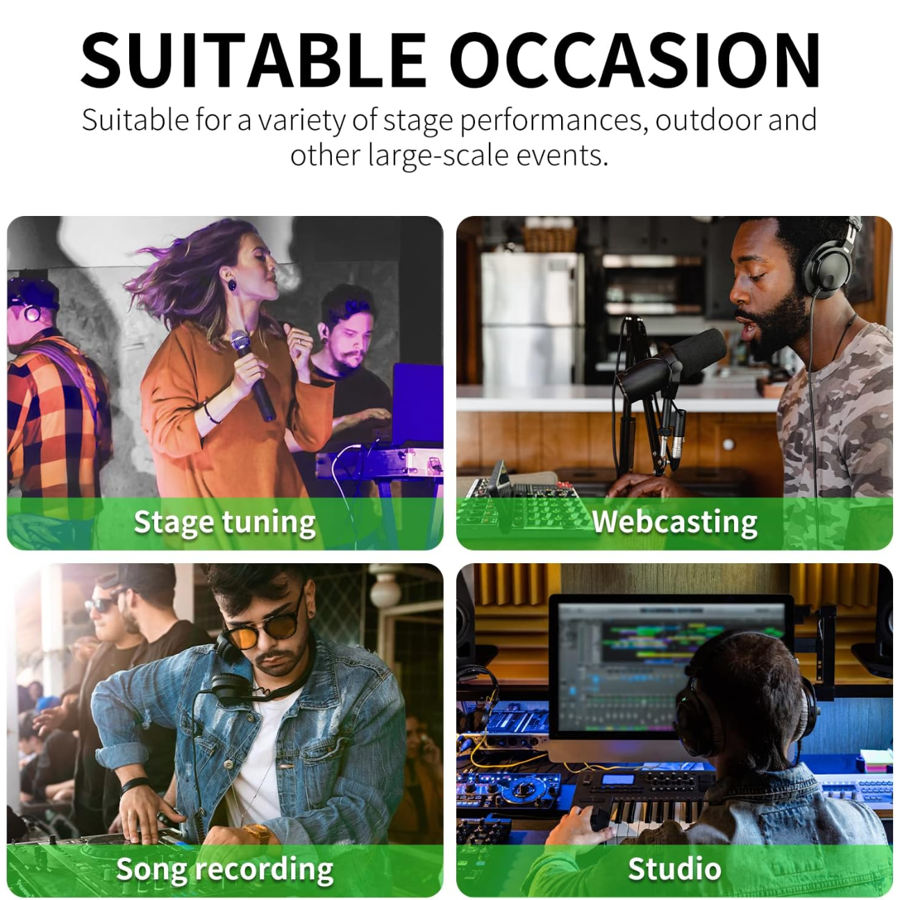 Professional Sound Board Audio Mixer Console ideal for stage tuning, webcasting, song recording, and studio use