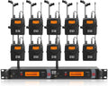 XTUGA RW2080 wireless in ear monitor system featuring multiple receivers and transmitters for quality sound