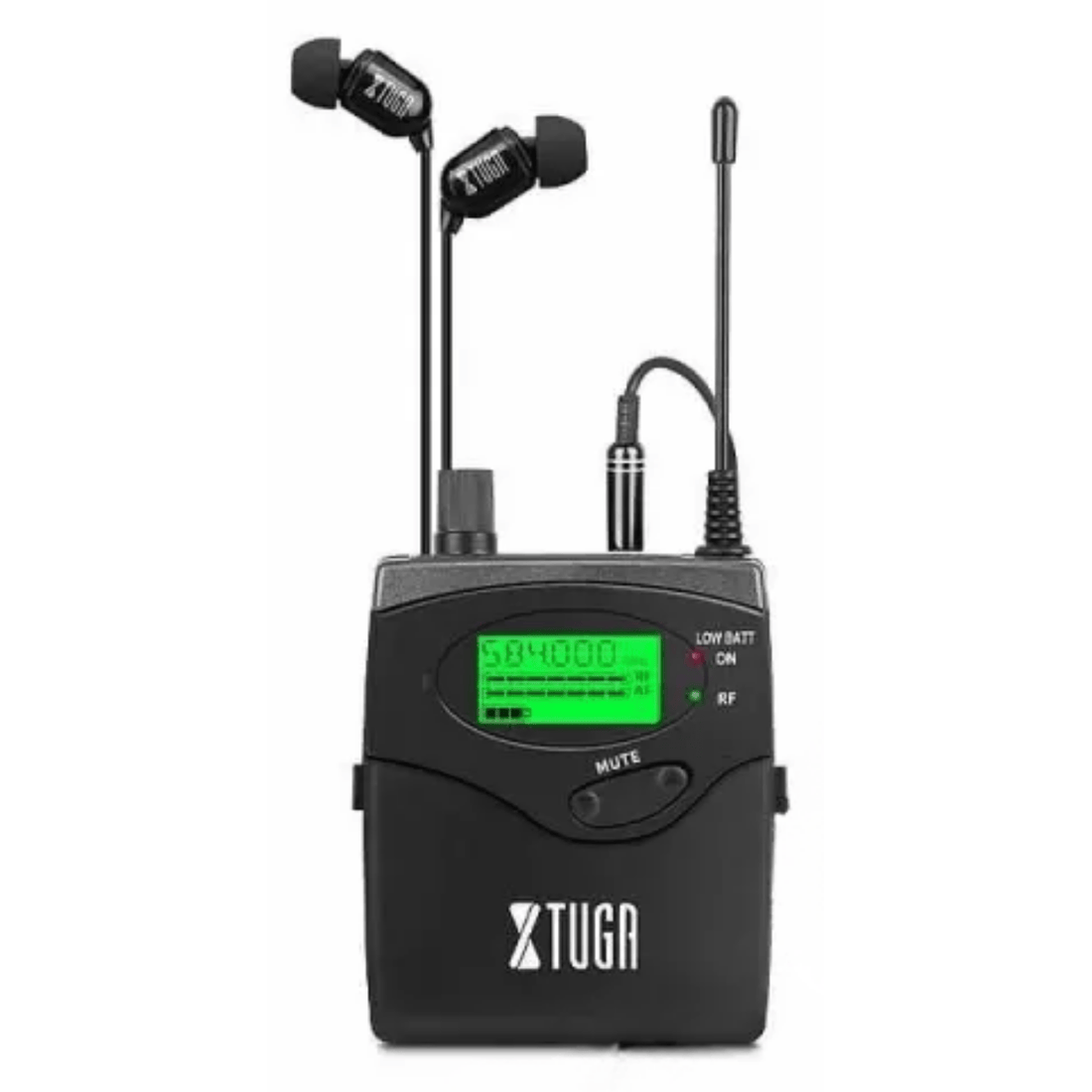 XTUGA RW2090 in-ear monitor system with ergonomic design and clear audio quality for performers