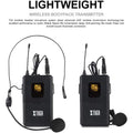 XTUGA UML200 wireless microphone system with lightweight bodypack transmitter and clear sound quality