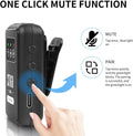 Wireless in ear monitor system with one click mute function and easy pairing option