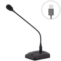XTUGA XS200 desktop microphone with a flexible gooseneck and USB connection for clear audio