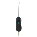 XTUGA UH01 metal microphone wireless black transmitter with quarter inch plug and long antenna