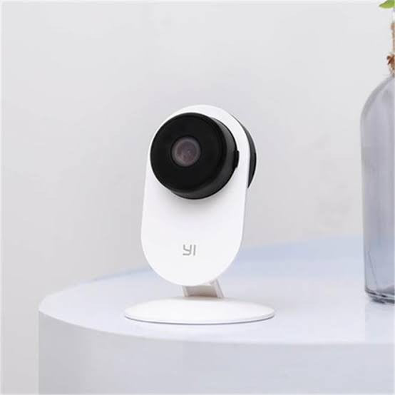 VMIDirect Audio Security Webcam Cam on a white table for home surveillance and monitoring