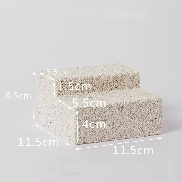 Stone Texture Cube Stairs Props Jewelry Cosmetic Perfume Stand Product Shooting  Desktop Display