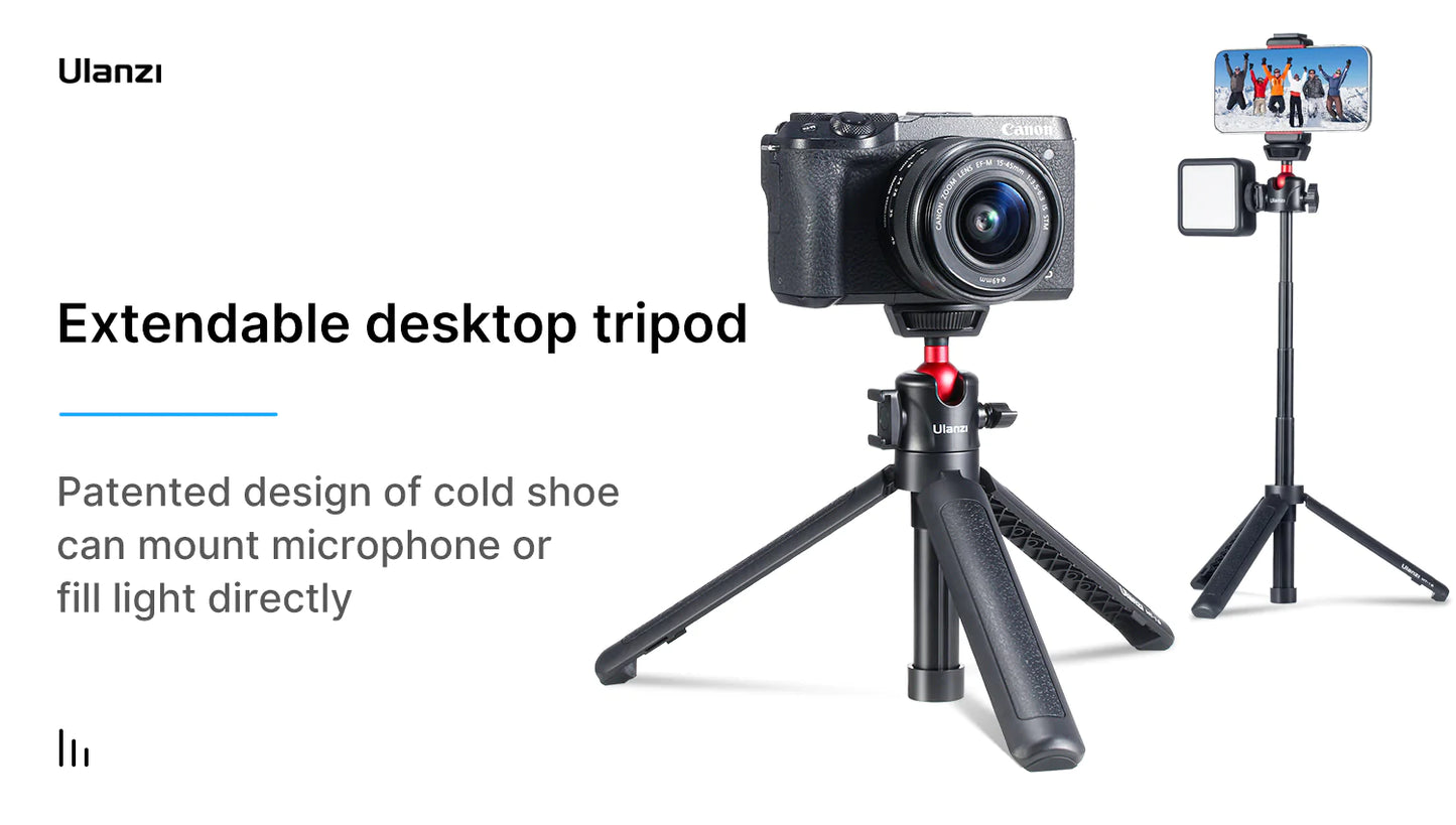 Ulanzi MT-16 Extendable Desktop Tripod With Ball Head