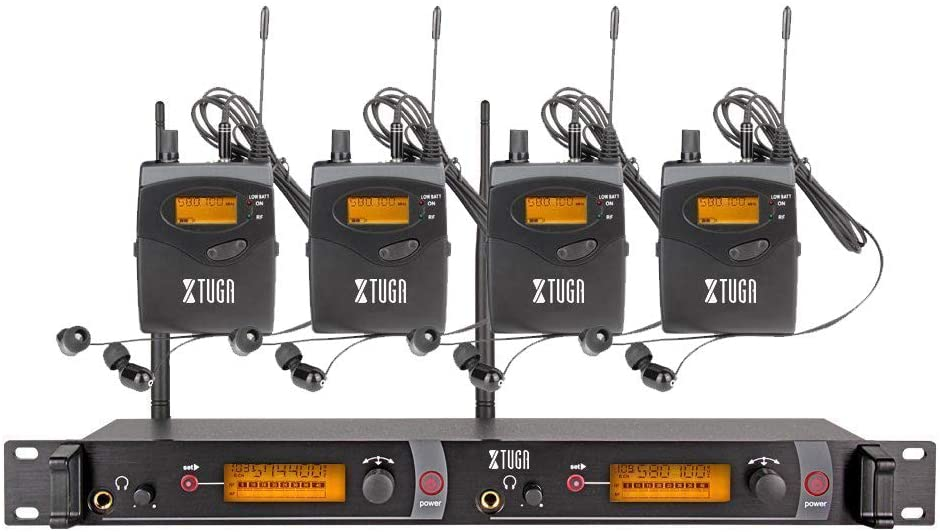 XTUGA RW2080 UHF Wireless In Ear Monitor System Whole Metal Designed SR2050