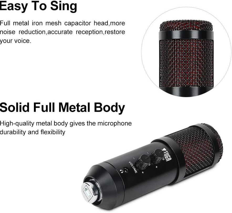 XTUGA BM880 USB Condenser Microphone