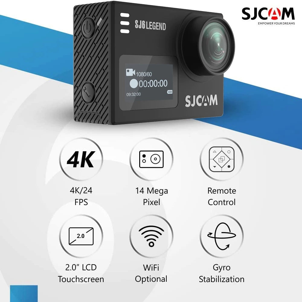 SJCAM SJ6 Legend Dual Screen 4K Action Camera