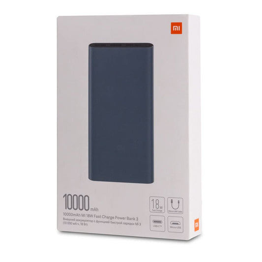 Xiaomi 10,000mAh Mi 18W Fast Charge Power Bank 3 for Android Phone and Smartphone