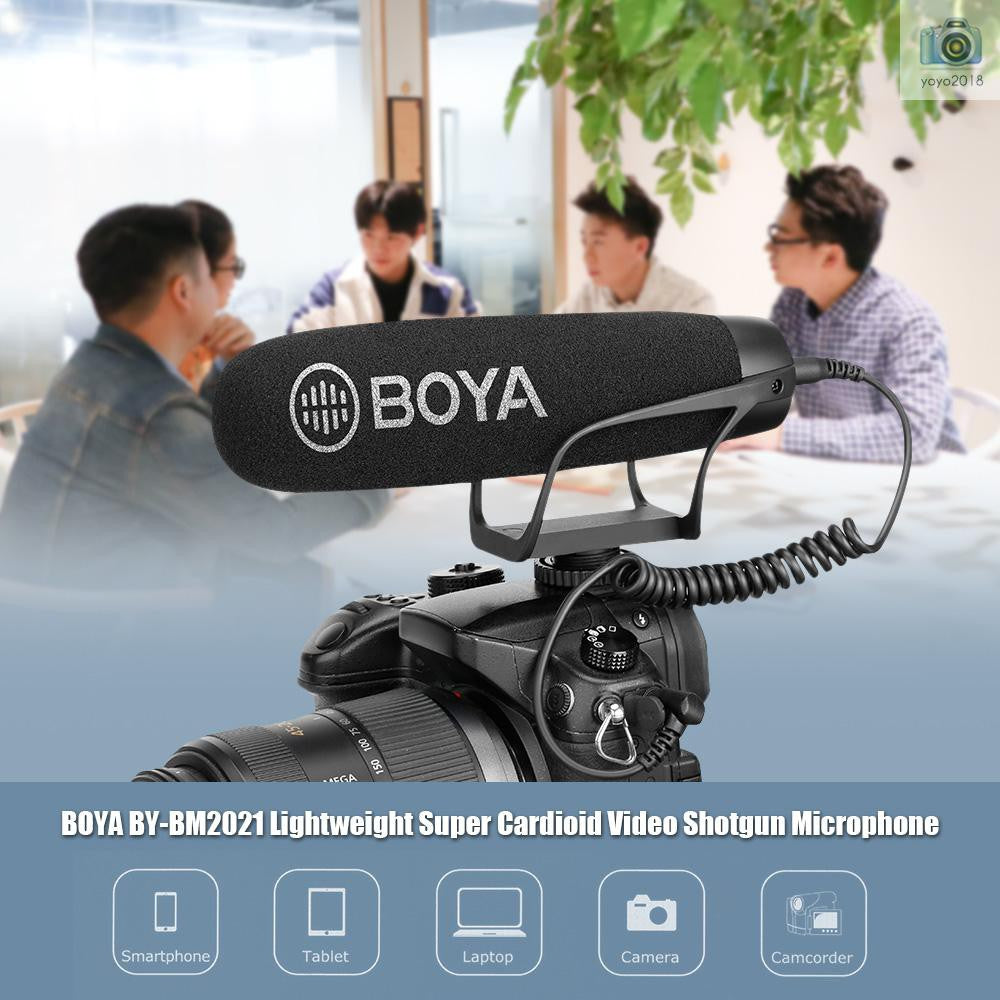 Boya BY-BM2021 On Camera Professional Wired Cardioid Microphone