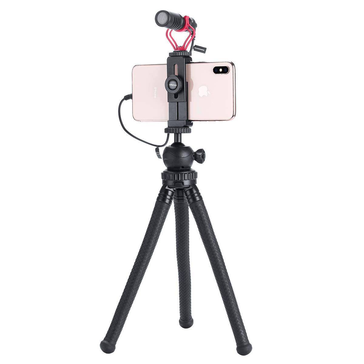 ULANZI ST-2L Vlog Phone Tripod Mount w Cold Shoe Mount VMI Direct