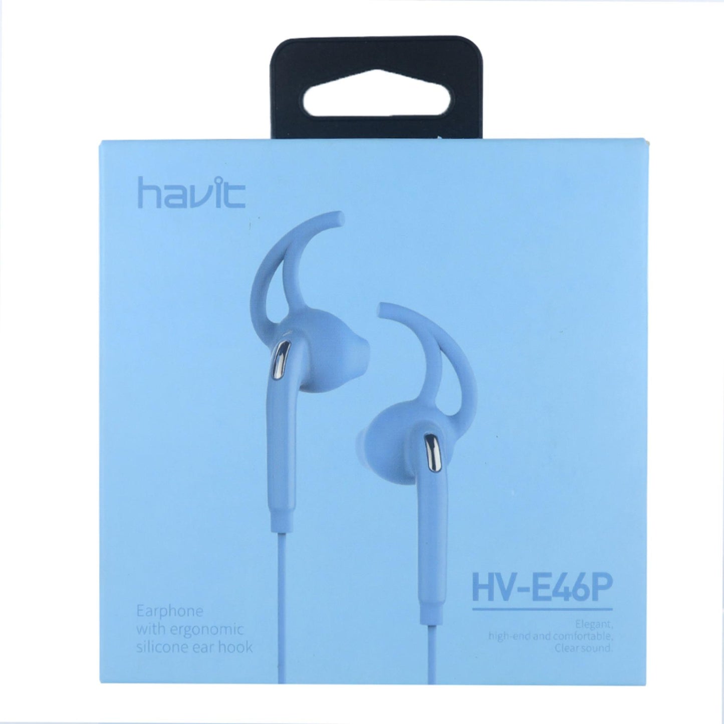 Havit - HV-E46P Earphone with Ergonomic silicone ear hook 120M Long Earphone - VMI Direct