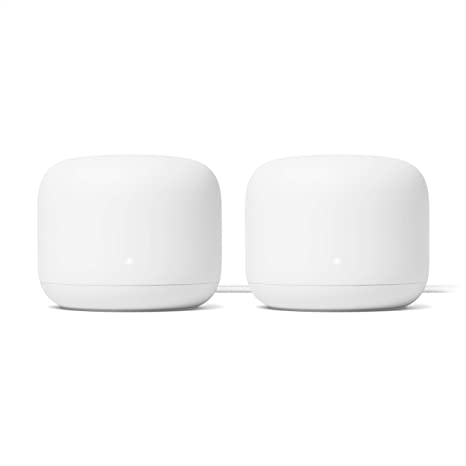 Google Nest WiFi Router (3 Pack) and (2 Pack)/ ADD ON POINT (1 Pack) 2nd Generation –4x4 AC2200 Mesh