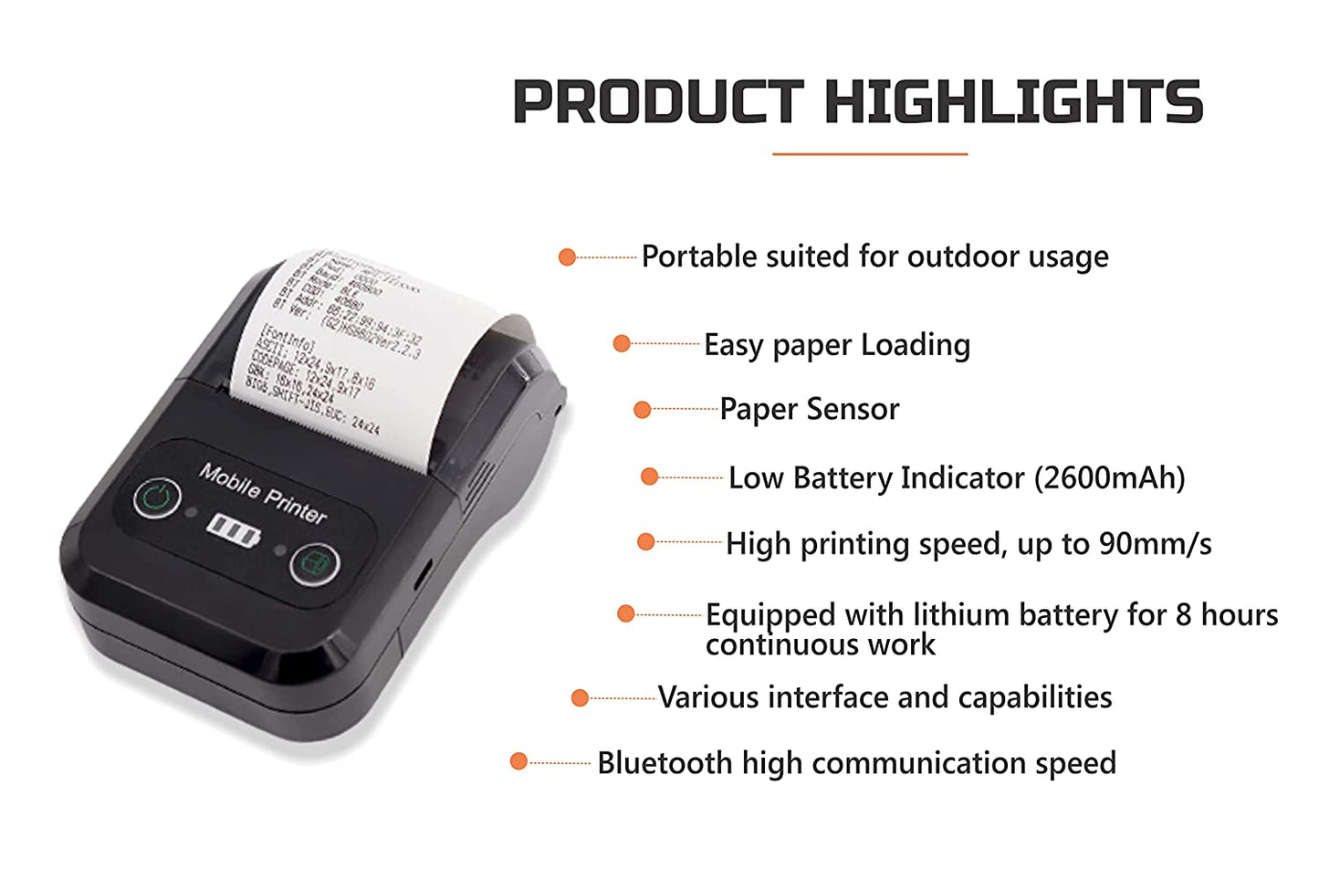 PORTABLE THERMAL PRINTER