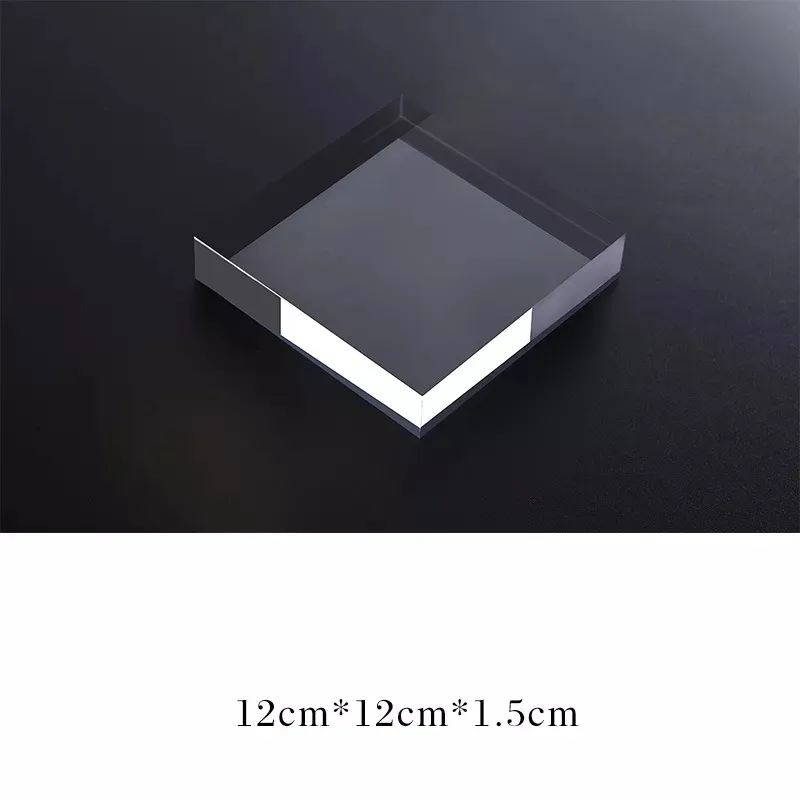 Geometric Photo Props Transparent Acrylic Three-Dimensional Cube Cuboid Cylindrical Glass Ball Photo