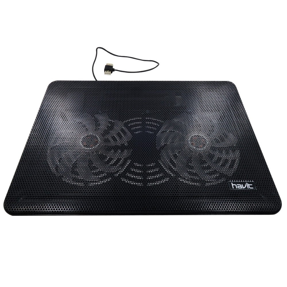 Havit F2035 USB LED 2 fans Cooler fans Ultra-Slim Laptop Cooling Pad Laptop Accessories