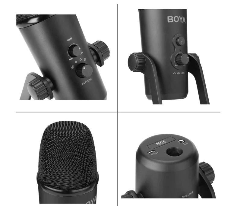 BOYA PM700 USB Desktop Condenser Microphone VMI Direct