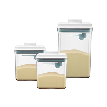 Ankou Food Storage Container Set of 3 Airtight Food Storage Set Pop Up Airtight Container