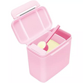 Ankou airtight container with scoop in pink, ideal for preserving food freshness and easy access