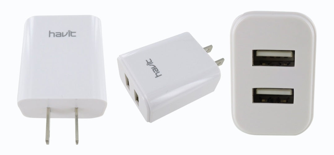 Havit H140 Dual USB charger output 5V/2.4A