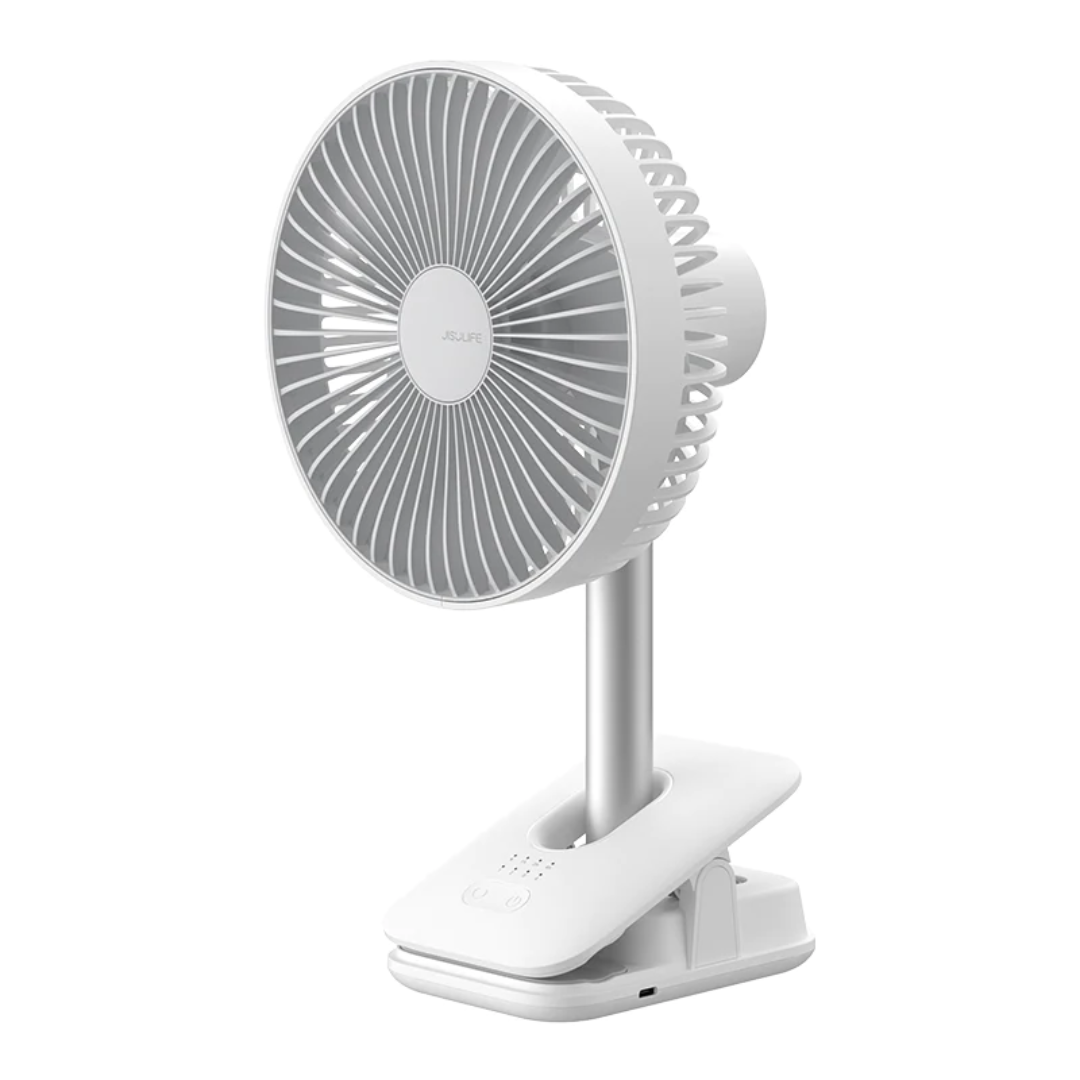 JISULIFE FA13R Oscillating Cordless Desk Fan 8000mAh Extendable Rechargeable Oscillation Telescopic