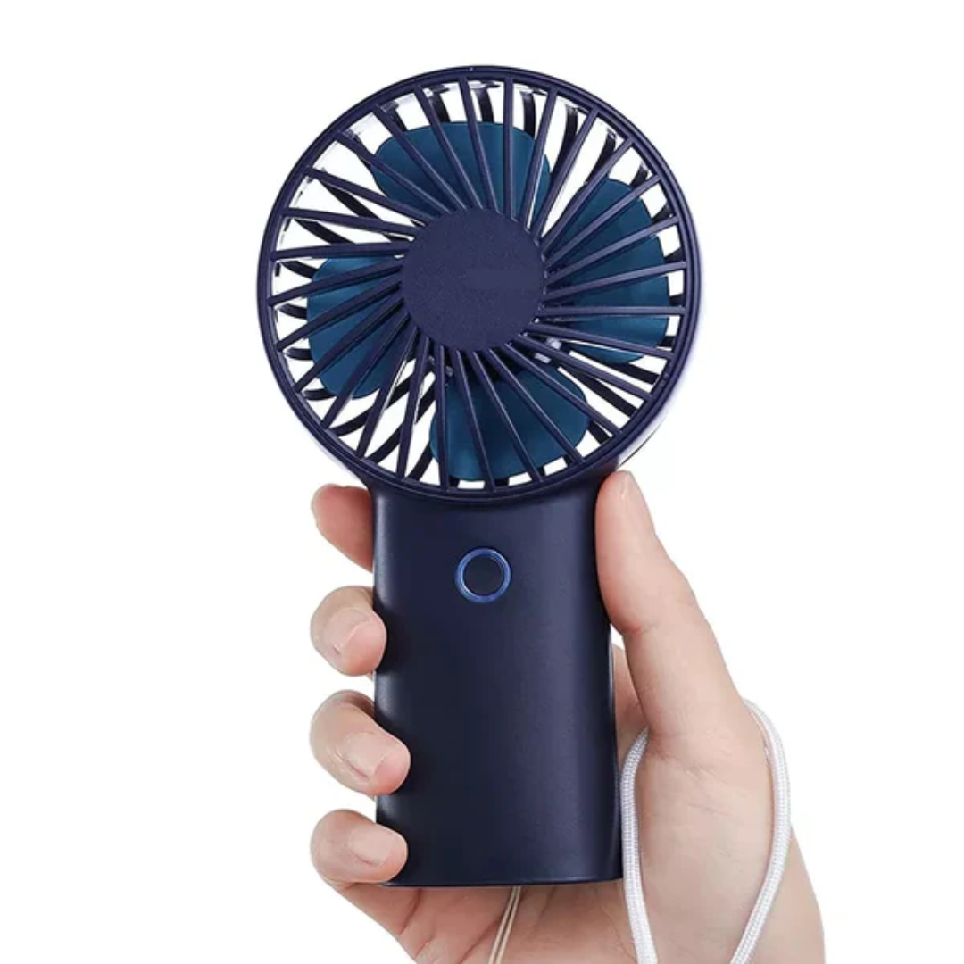 JISULIFE F2B Portable Handheld Fan 4000mAh Rechargeable USB Mobile Mini Hand-Held Desktop Desk Table Pocket Quiet Desk Fan Pocket Fan